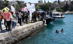Deniz dibi temizliğinde 1 ton atık çıkarıldı