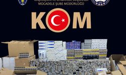 Durdurulan minibüsten 35 bin paket kaçak sigara çıktı