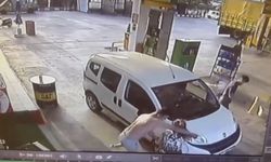 Fethiye’de akaryakıt istasyonunda bir kadına şiddet kamerada / Ek fotoğraflar