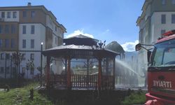 Gaziantep'te çocuk parkında yangın