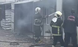 Gaziantep’te, konteyner yangını korkuttu