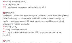 Hakkari ve Van'da 339 kilo uyuşturucu ele geçirildi