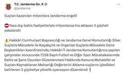 Hakkari'de 'yasa dışı bahis' operasyonu; 3 gözaltı
