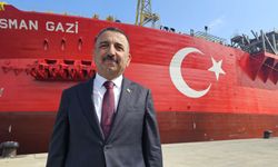 İlk yüzer doğalgaz üretim platformu 'Osman Gazi' Filyos'a ulaştı
