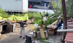 İstanbul - Avcılar'da bahçeye kaçan topu patlattı; çocuklara küfür etti