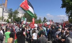 İstanbul - İstanbul'da binlerce kişi Gazze için yürüdü