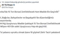 İstanbul'da uyuşturucu operasyonu: 16 gözaltı