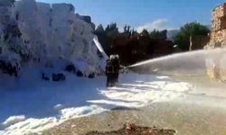 Kahramanmaraş’ta kağıt fabrikasında çıkan yangın söndürüldü