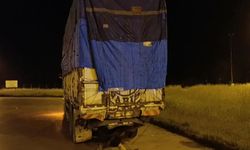 Kamyonun altına giren otomobilin sürücüsü kurtarılamadı