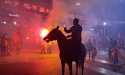 Karabük'te şampiyonluğu at binerek kutladılar