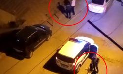 Kendisini takip eden sürücüyü ihbar etti; olay kamerada