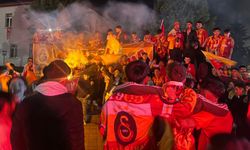 Kütahya’da Galatasaraylılar, sokaklara döküldü