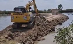 Meriç Nehri’ne deniz suyu karışmaması için set çekildi