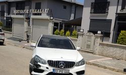 Otomobille çarpışan motosikletin sürücüsü yaralandı