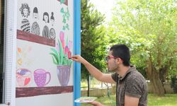 Özel öğrenciler, atıl konteyneri kitap okuma alanına dönüştürdü / Ek fotoğraflar