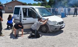 Poligonda zorlu eğitim; hız, refleks ve dikkat şart / Ek fotoğraflar