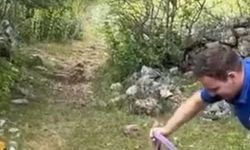 Su kuyusuna düşen yavru yaban domuzu kurtarıldı