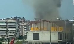Yangın çıkan daire, kullanılamaz hale geldi