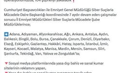36 ilde 'Yasa dışı bahis' operasyonu: 104 gözaltı