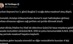Antalya’da tünel girişinde kaza: 2 ölü, 4 yaralı
