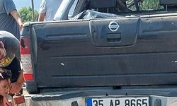 Aydın'da kamyonet takla attı: 1 ölü, 2 yaralı