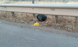 Bariyere çarpan motosikletin sürücüsü motokurye öldü