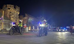 Bodrum Kalesi jandarma renkleriyle aydınlandı