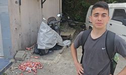 Eti temizlenen yağ ve kemikler sokağa bırakıldı