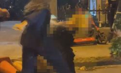 İstanbul - Beşiktaş’ta kadınların yumruklu kavgası kamerada