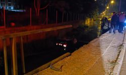 İstanbul - Beykoz'da otomobil dereye uçtu; sürücü kaçtı, yaralıyı itfaiye kurtardı