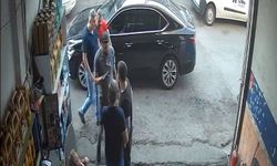 İstanbul - Küçükçekmece’de iş yerindeki kavga güvenlik kamerasında