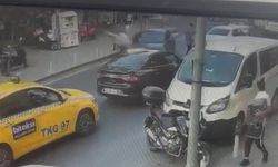 İstanbuo - Kağıthane'de fren yerine gaza bastı: 4 araca çarptı 2 kişi yaralandı; o anlar kamerada