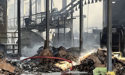 Kocaeli'de boya ve metal kaplama tesisinde yangın/Yeniden