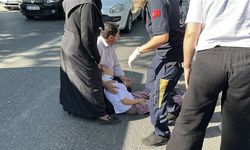 'Yaya geçidi'nden yolun karşısına geçmek isteyen 2 kız kardeş, otomobilin çarpmasıyla yaralandı