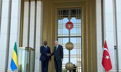 Cumhurbaşkanı Erdoğan, Gabon Cumhurbaşkanı Nguema'yı resmi törenle karşıladı