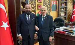 İş insanı Tahsin Çimen, Devlet Bahçeli'yi ziyaret etti