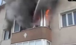 İstanbul- Küçükçekmece’de 8 katlı binada çıkan yangın söndürüldü