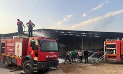 Kırşehir'de lastik fabrikasındaki yangın söndürüldü