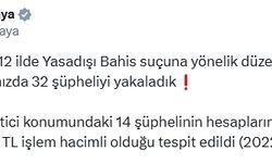 12 ilde 'yasa dışı bahis' operasyonu: 32 gözaltı