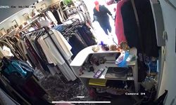5 bin liralık gömleği çaldı; o anlar kamerada