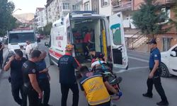 8 metreden nehir kıyısına düşüp yaralandı