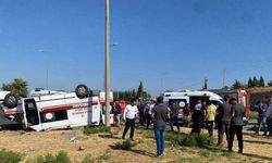Ambulansla otomobilin çarpıştığı ölümlü kaza kamerada