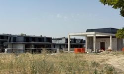 Ankara'da villa inşaatında yangın
