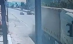 Baba, anne ve 2 çocuğunun yaralandığı kaza kamerada/Ek fotoğraflar