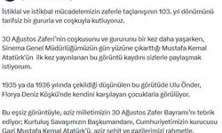 Bakan Ersoy, Atatürk'ün ilk kez yayınlanan görüntüsünü paylaştı