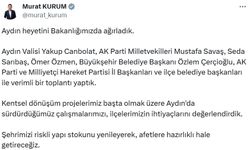 Bakan Kurum, Aydın heyetini kabul etti