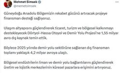 Bakan Şimşek: Dörtyol-Hassa Otoyol ve Demir Yolu Projesi'ne 1,55 milyar avro dış kaynak temin ettik