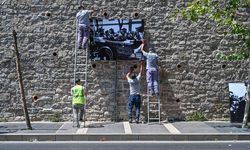 Beşiktaş Belediyesi, Dolmabahçe Sarayı’ndan Çırağan Caddesi boyunca uzanan Atatürk albümünü restore etti