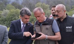 Bolu'da orman yangını (4)