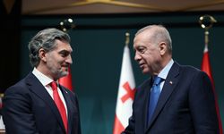 Cumhurbaşkanı Erdoğan, Gürcistan Cumhurbaşkanı Kavelaşvili'yi resmi törenle karşıladı (2)